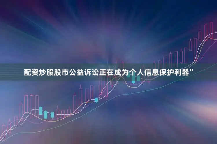 配资炒股股市公益诉讼正在成为个人信息保护利器”